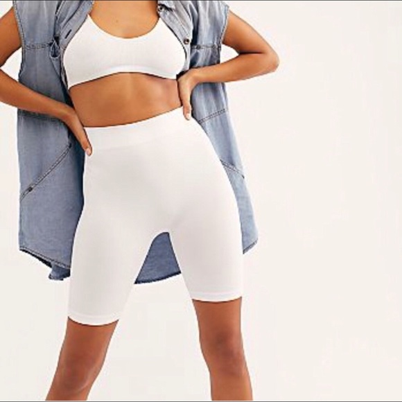 Free People Pants - Free People FP hi rise baby biker short NWT XS S M